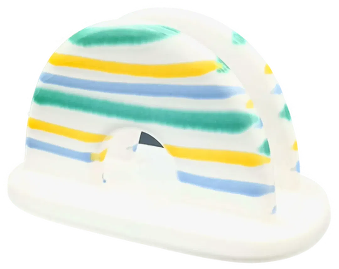Gmundner Keramik (Buntgeflammt) - Serviettenhalter - Bild 1