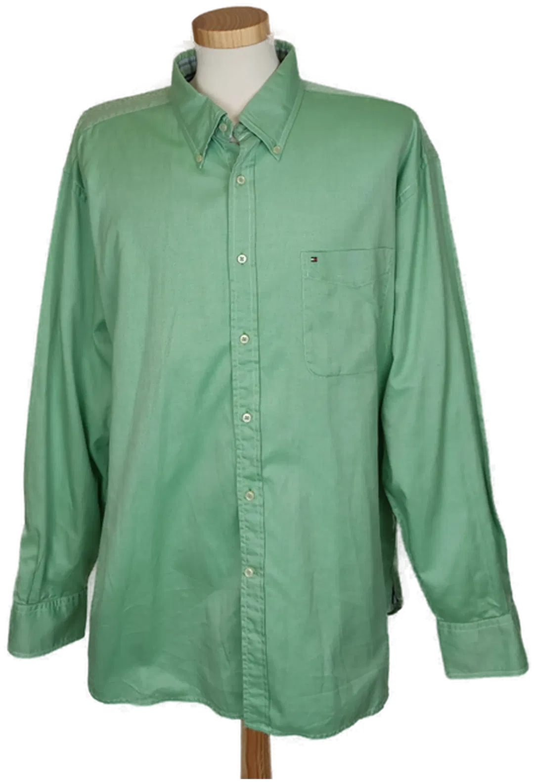 Tommy Hilfiger Herren Hemd grün Gr. XXL - Bild 4