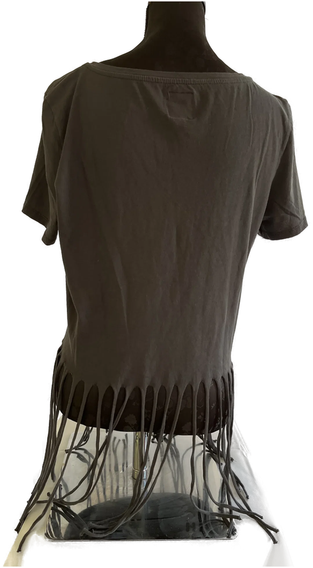 ONLY Shirt mit Fransen Damen Gr. L – Bild 2
