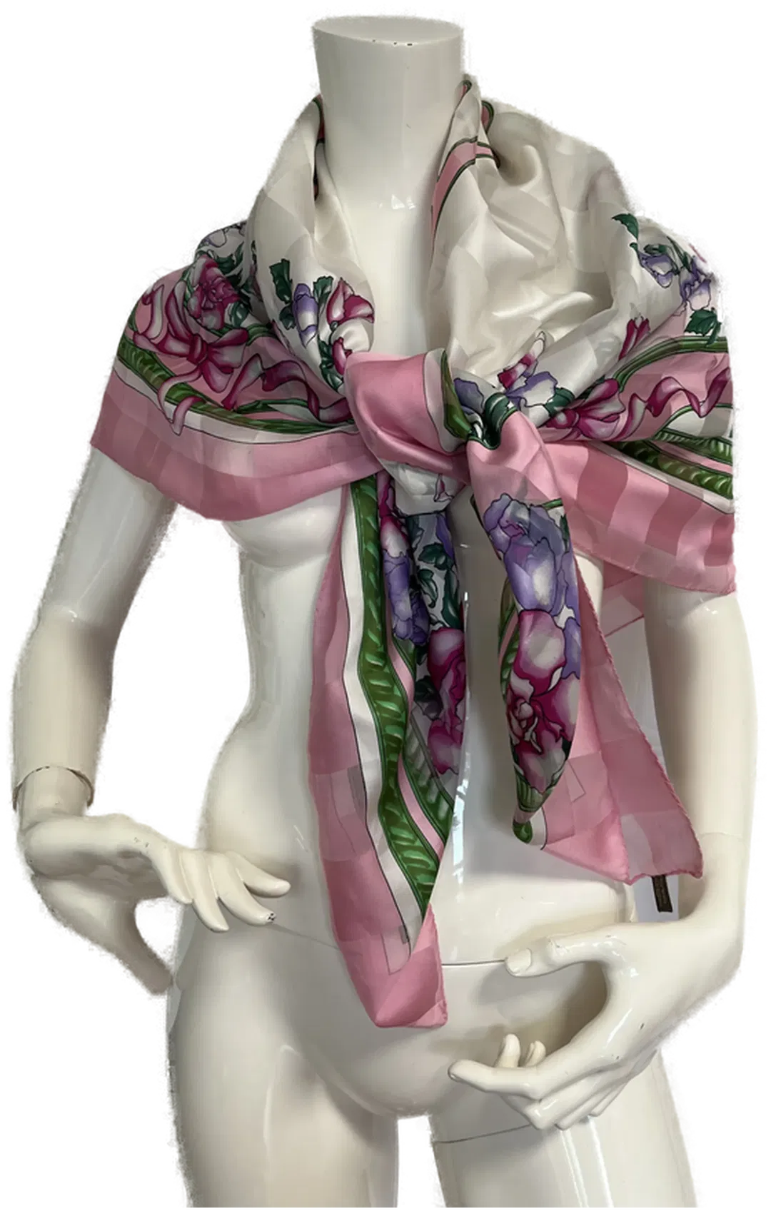 MANILIO BONETTI Tuch 120 x 120 cm - Bild 1