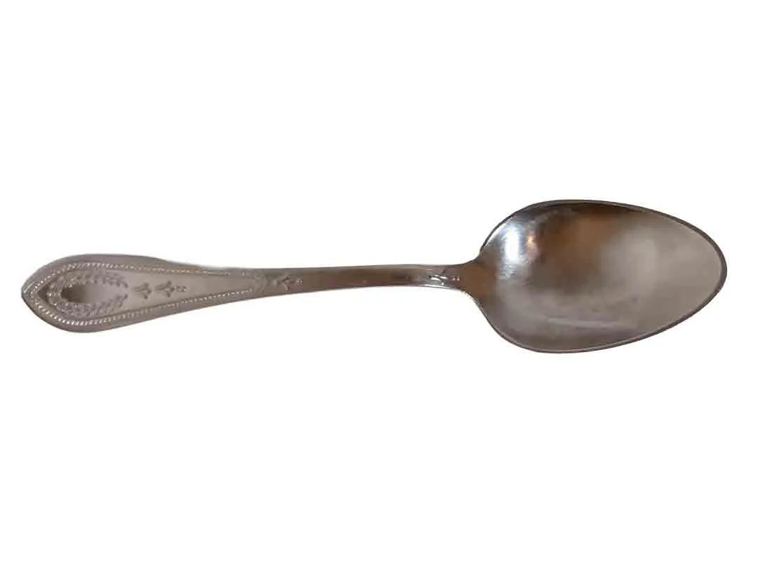 Vintage Edelstahl-Löffel aus der UdSSR (ZiSh Volnyansk) ca. 18 cm - Bild 2