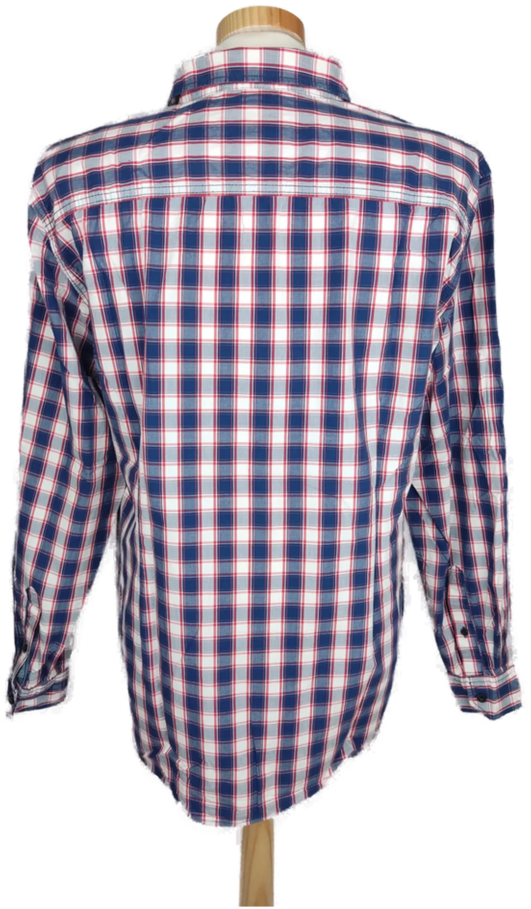 s'Oliver Herren Hemd blau/rot/weiß kariert - XL/52 – Bild 2