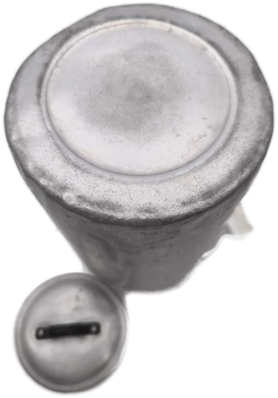 alte Milchkanne, Aluminium, 3L, Deko – Bild 3