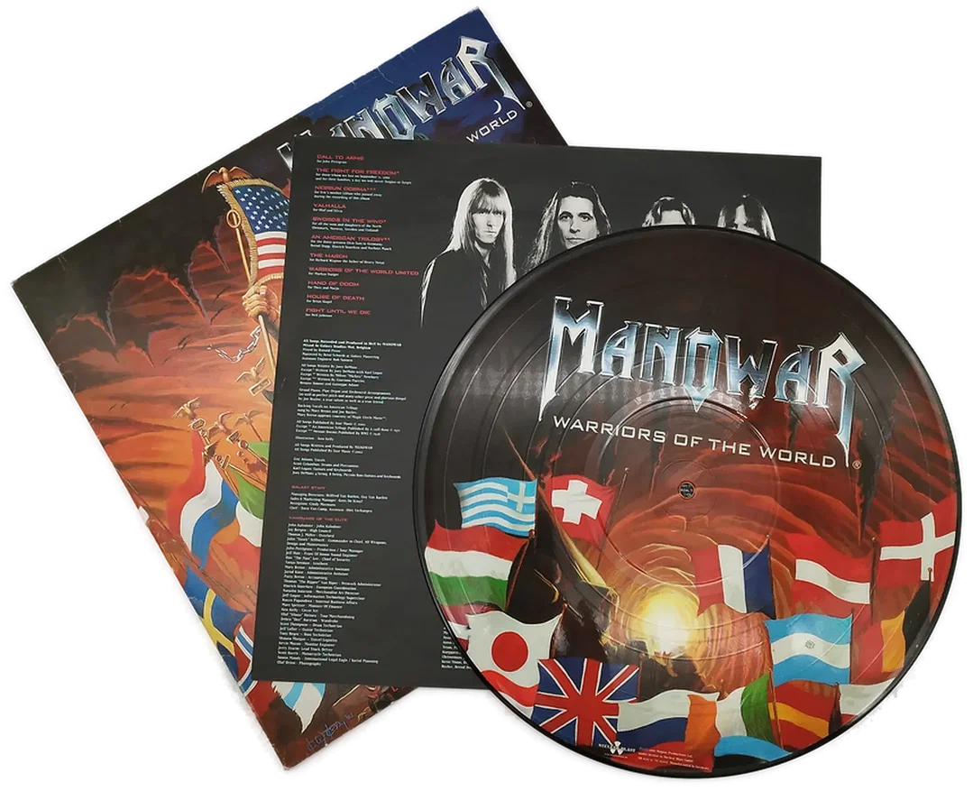 Vinyl LP Manowar Warriors Of The World-Limited Picture Disc Edition (2002), NB 715-9 | Sammlerstück - Bild 1