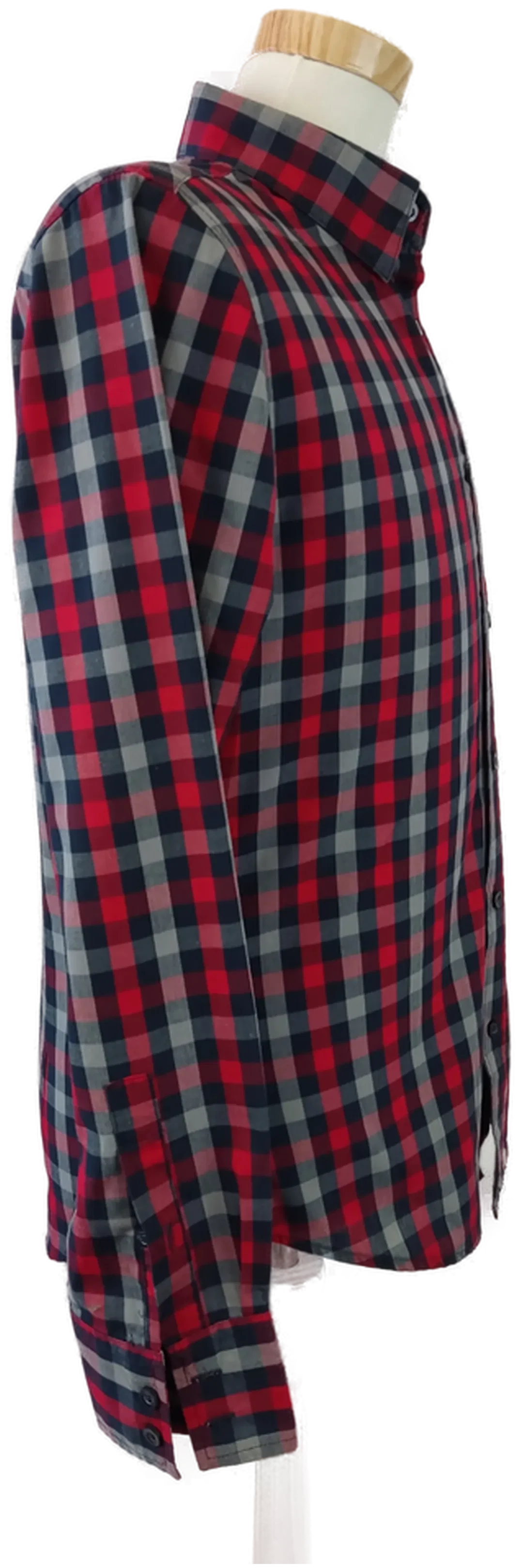 SMOG Herrenhemd mehrfarbig kariert - Gr. M (Slim fit) – Bild 2