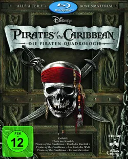 Blu Ray Box Pirates of the Caribbean – Die Piraten Quadrologie | 5 Discs | Disney - Bild 1