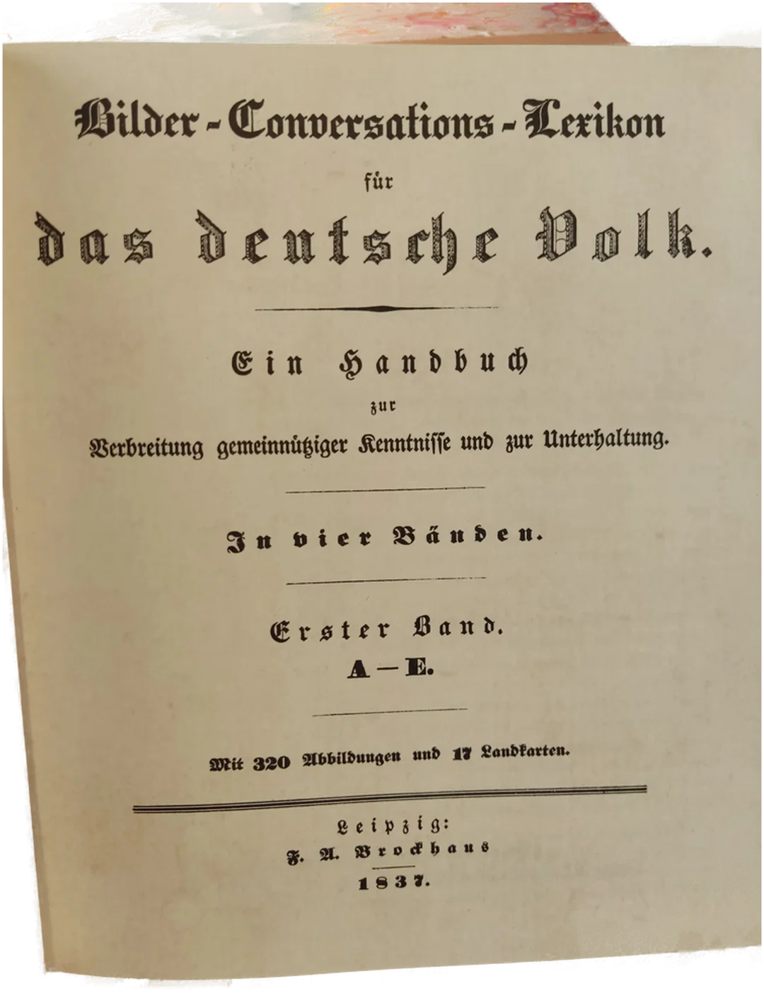 Bilder-Conversations-Lexikon für das deutsche Volk vier Bände  – Bild 2