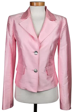AMRANY Fashion Damen Seidenblazer, rose - Gr. S - Bild 1