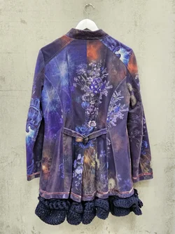ETOILE DU MONDE Damen Jacke, blau - Gr. S – Vorschau 2