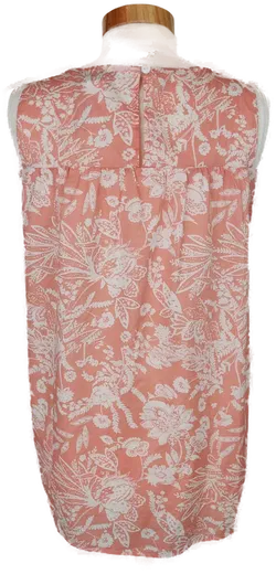 Orsay Damen Top weiß/lachs geblümt - M/38 - Bild 2