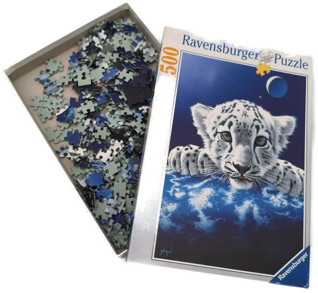 Ravensburger, Puzzle "Schneeleopard", 500 Teile – Bild 1