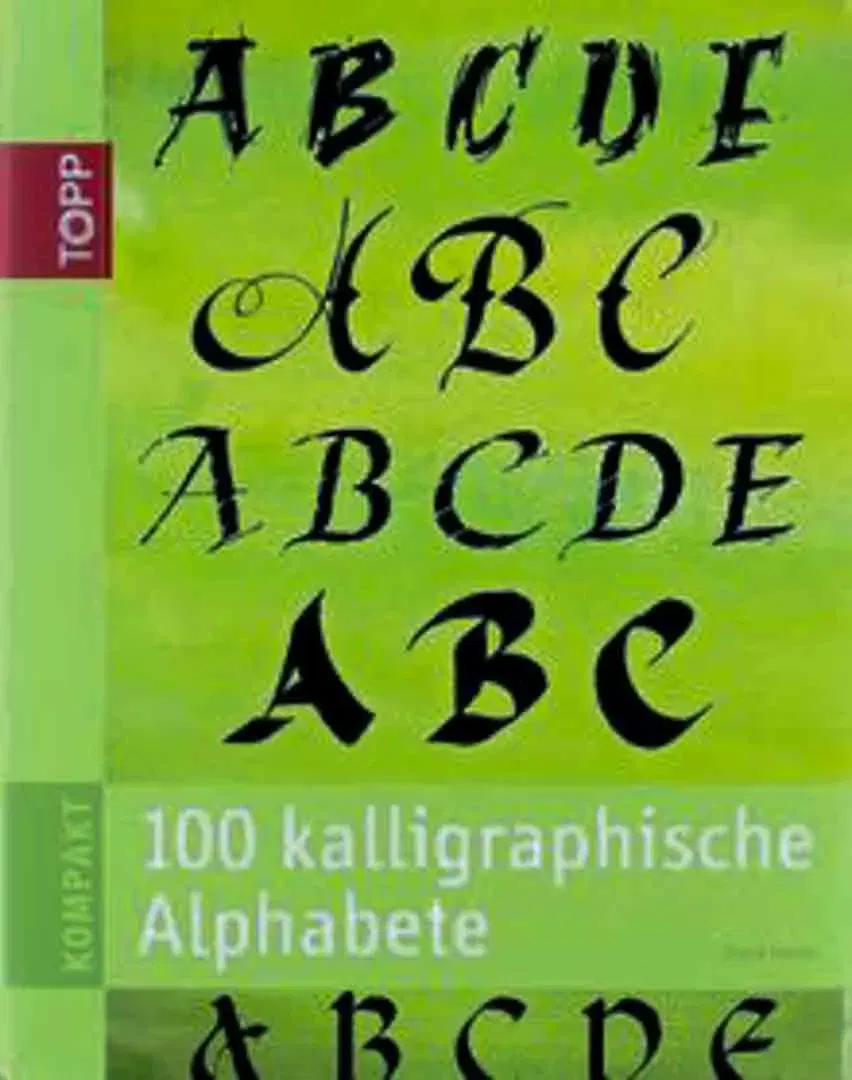 Buch 100 kalligraphische Alphabete von David Harris - Bild 2
