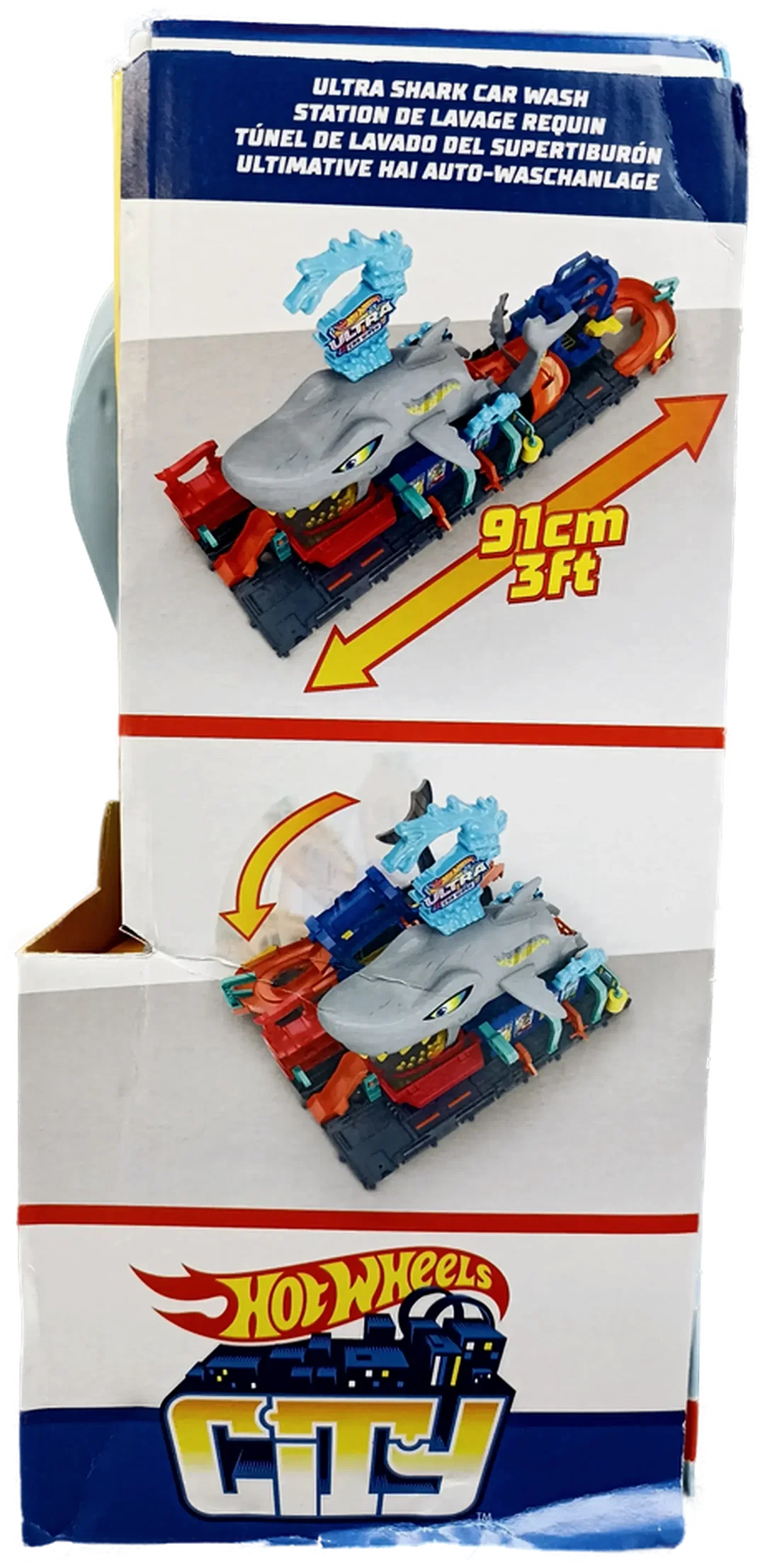 Mattel Hot Wheels "City Ultra Shark Car Wash" Spielset (OVP) – Bild 3