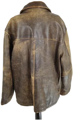 Lost Boys Mantel Braun - Echtleder - Bild 3