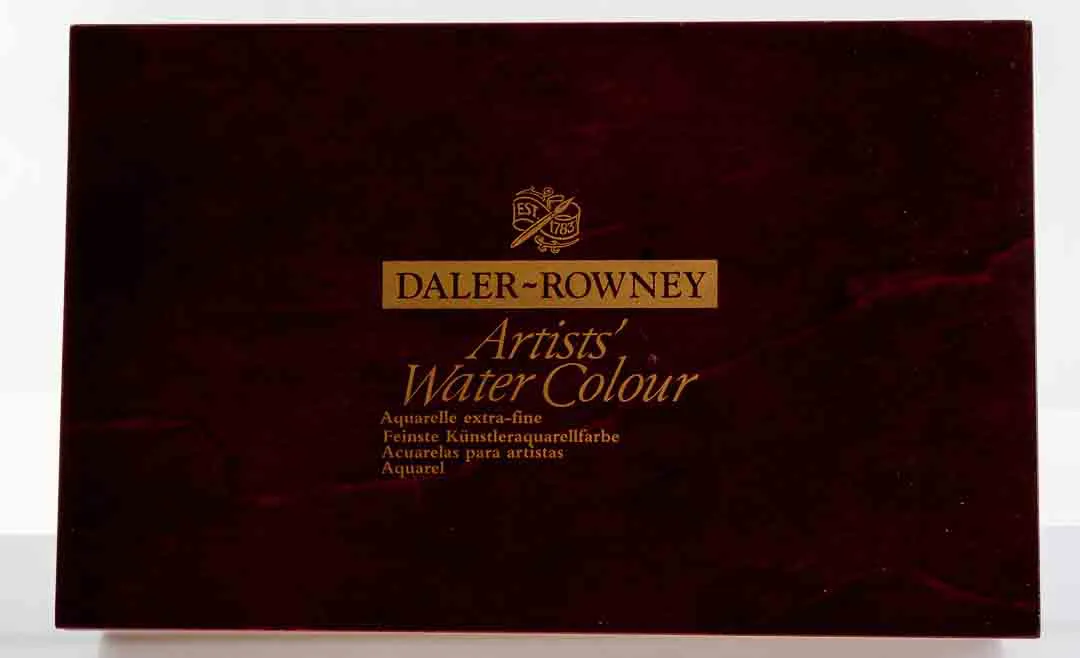 Daler-Rowney Artists’ Water Colour Set im Holz-Kasten – ungebraucht – Bild 2