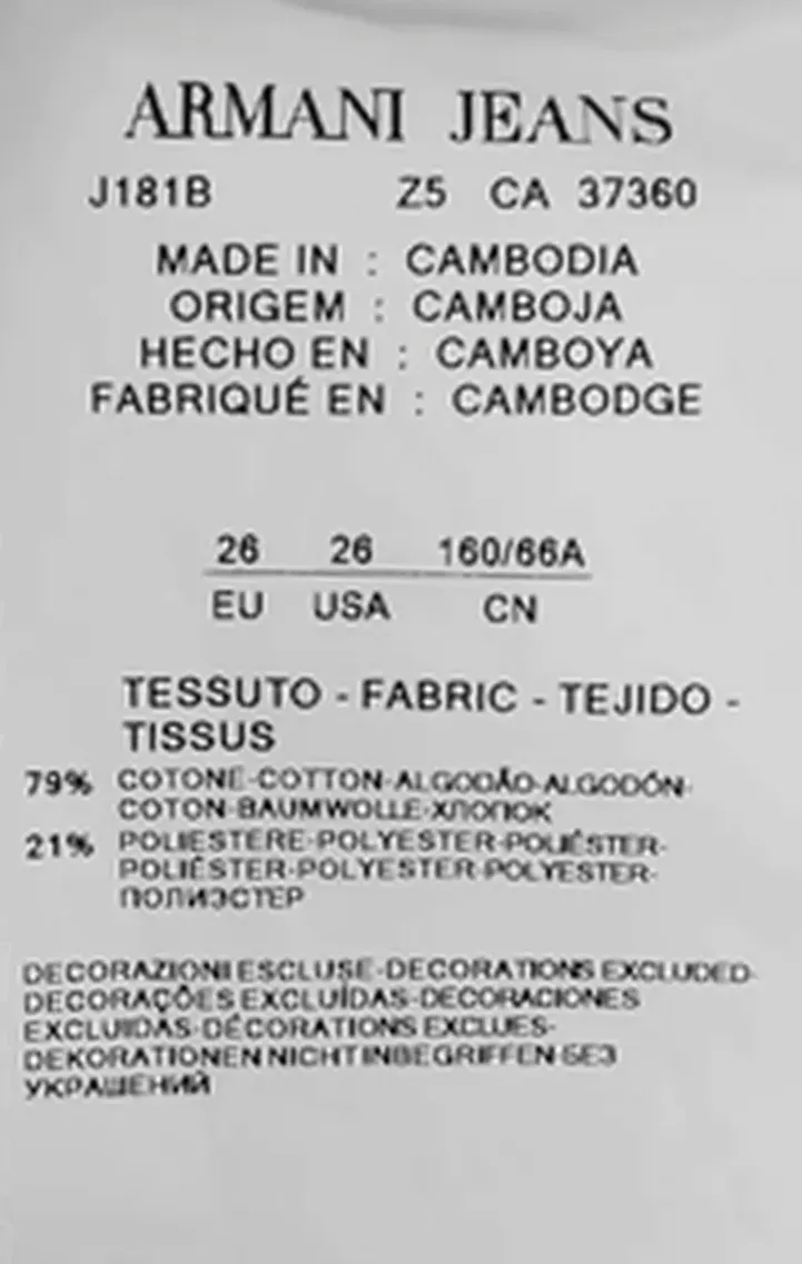 Armani Jeans Damen Dunkelblau Gr. S – Bild 6