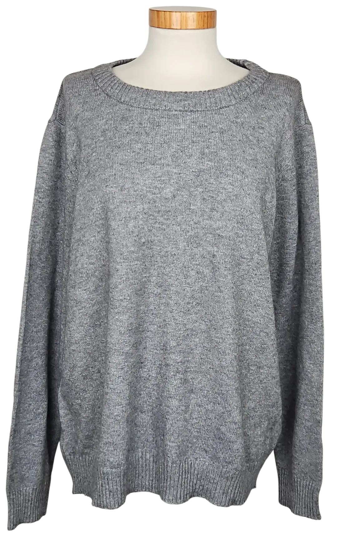 VILA Damen Pullover, grau - Gr. XL  - Bild 4