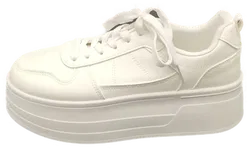 Plateauschuhe weiß Gr. 39 - Bild 4