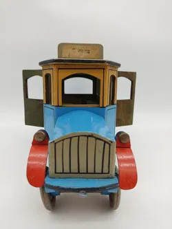 Vintage Holzbus und Straßenbahn per Hand gefertigt  - Bild 13