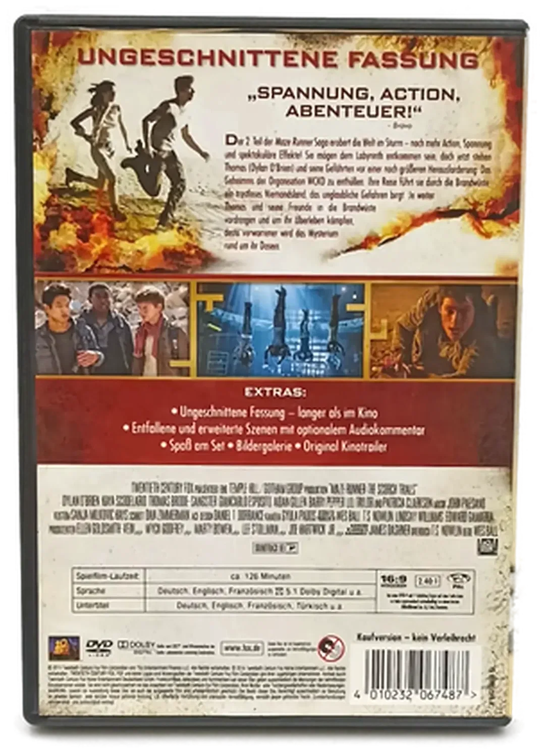 DVD "Maze Runner - Die Auserwählten in der Brandwüste" – Bild 2