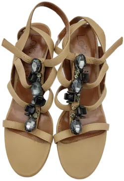 Lola Cruz Damen Sandale beige Gr. 41 - Bild 2