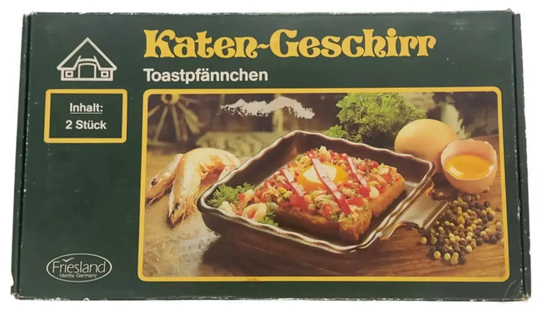 Friesland Katen-Geschirr Toastpfännchen (2 Stück) - Bild 1