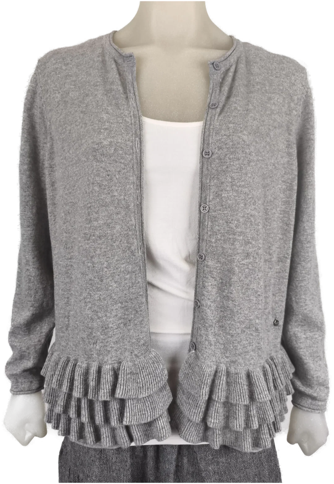 Madeleine, Strickweste Damen, Gr. 44/46, Kaschmir – Bild 3
