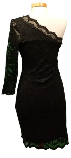 Miocelli Damen Spitzen-Midikleid schwarz Gr. 36 - Bild 2