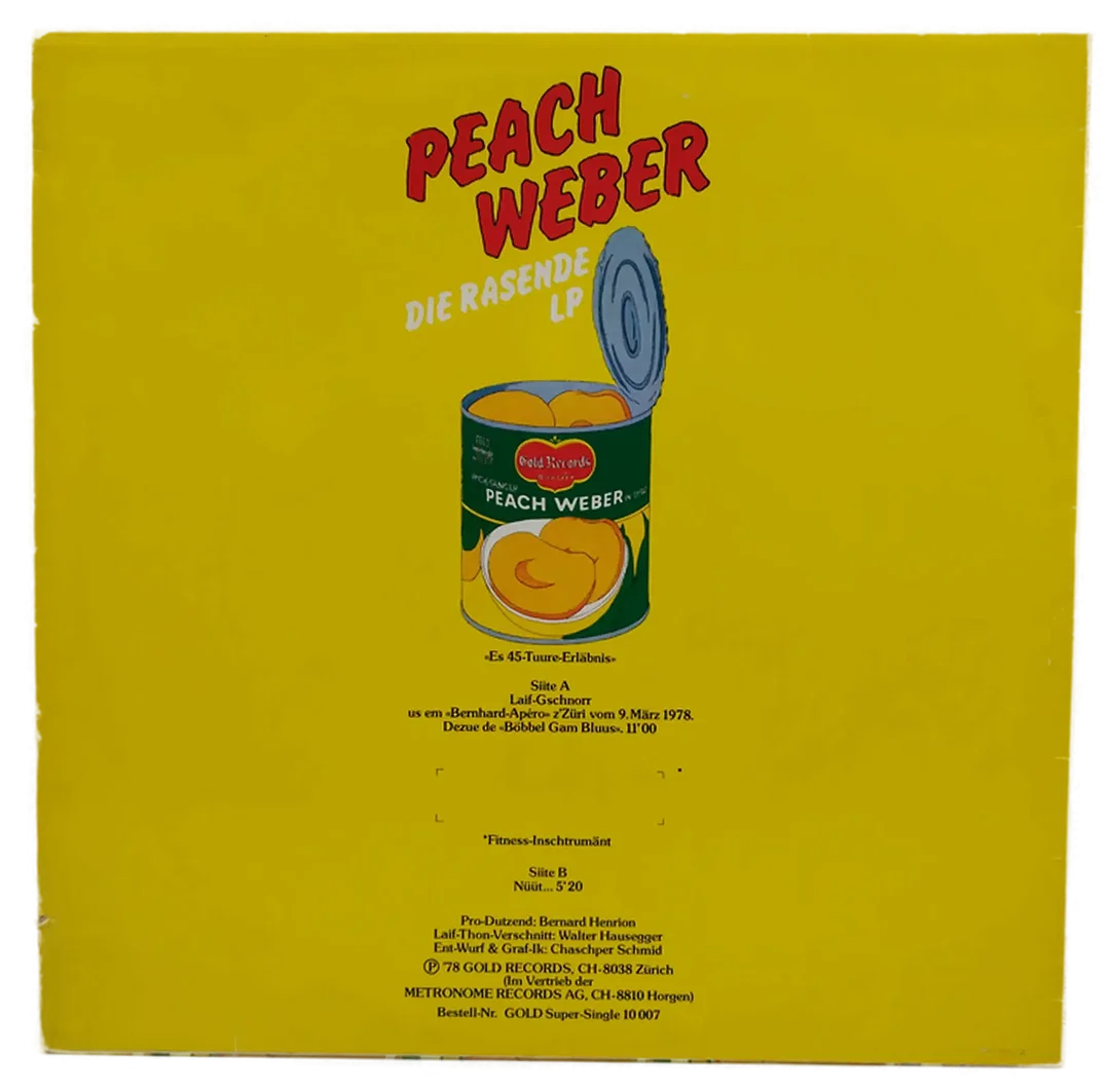 LP Peach Weber - Die Rasende LP (1978, Comedy) | Sammlerstück – Bild 2