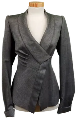 Armani Collezioni Damen Kostüm grau Gr. XXL - Bild 3