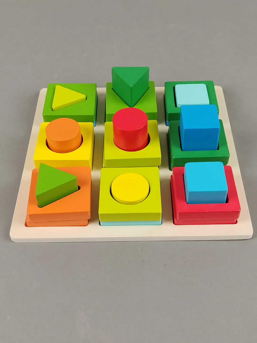 Farben- und Formensortierer - Lernspielzeug aus Holz - Bild 4