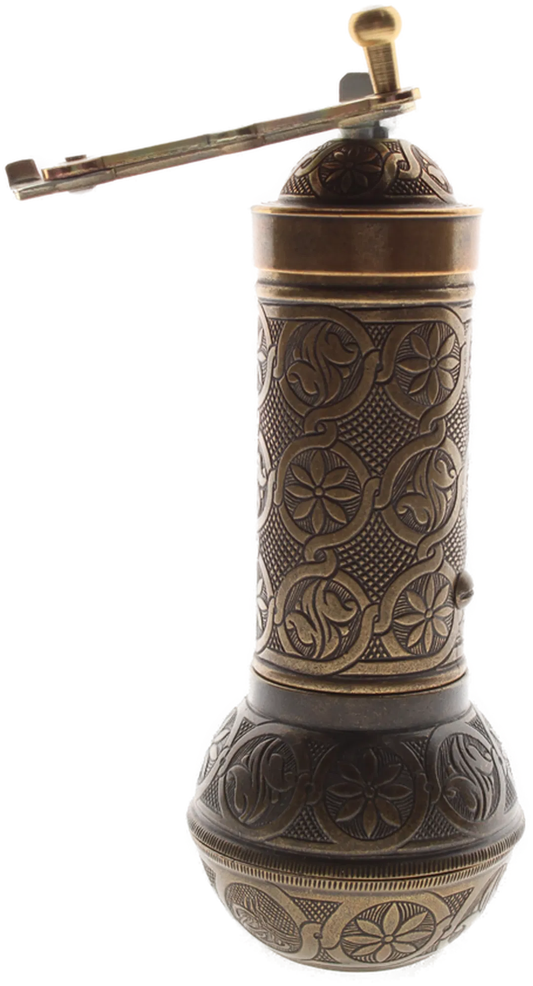 Orientalische Handkaffeemühle, Höhe ca. 19 cm - Bild 4