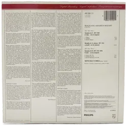 Vinyl LP - Mitsuko Uchida - Mozart  - Bild 2