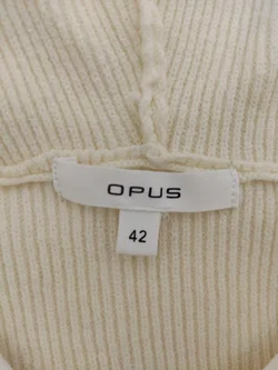 Opus Damenpullover mit Kapuze Beige | Second-Hand-Schatz - Bild 3