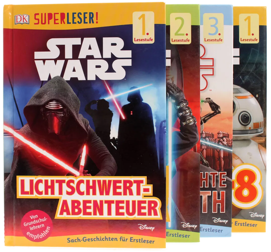 Buch Konvolut – Star Wars Kinderbuch-Set DK Superleser! – Sachgeschichten für Erstleser – 1.–3. Lesestufe  - Bild 1