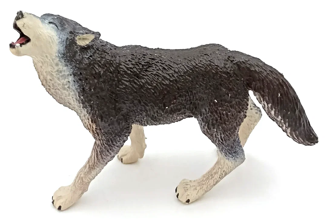 Safari Ltd. Grauer Wolf Spielfigur – Bild 1