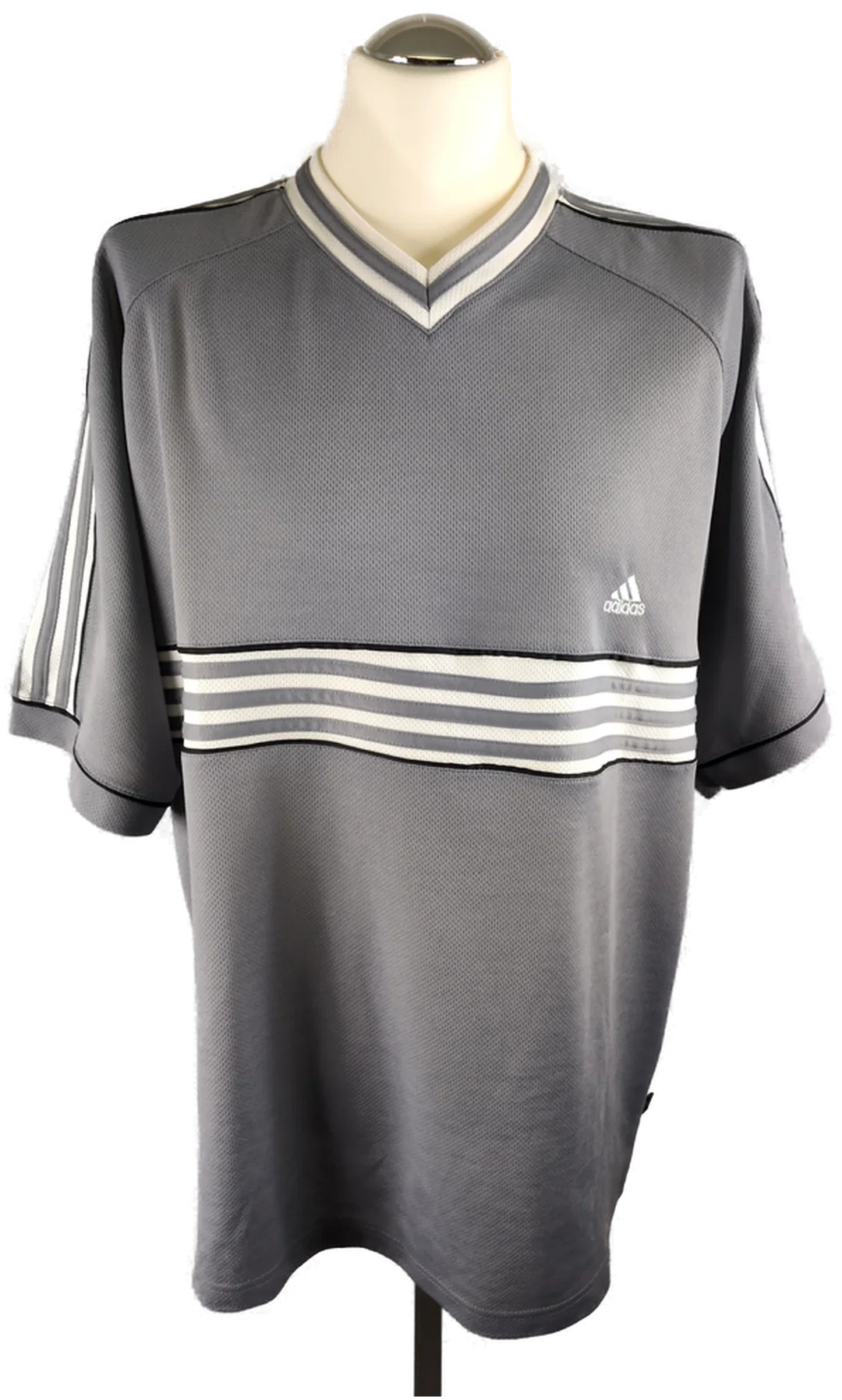 T-Shirt Herren Adidas Baumwolle Größe 50 | Outdoor-Basic – Bild 1