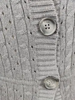 S. Oliver Damen Strickweste grau Gr. 34 - Bild 5