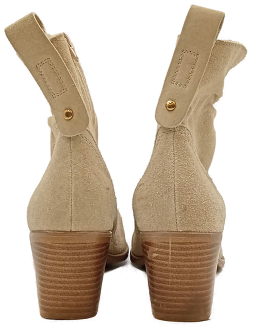 Pat Calvin Velourleder Stiefletten creme Gr. 40 – Bild 3