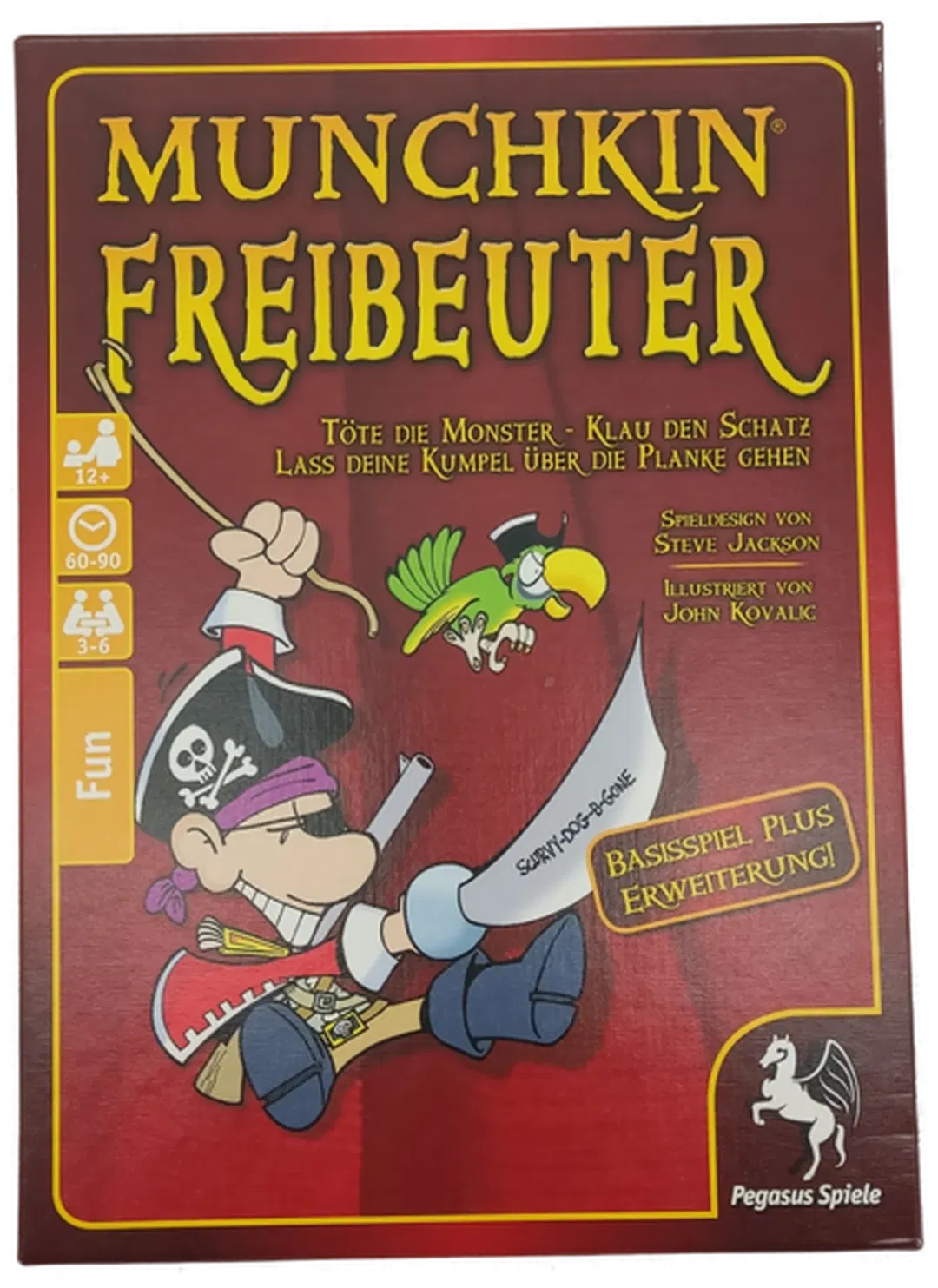 Pegasus Spiele / Munchkin Freibeuter, Basisspiel + Erweiterung  - Bild 1