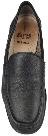 Ara Damen Mokassins Leder handgenäht schwarz - Gr. 37 G - Bild 2