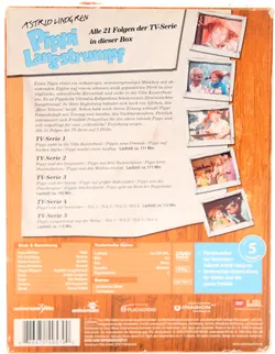 DVD Box Pippi Langstrumpf – TV-Edition | Alle 21 Folgen | 5 DVDs - Bild 2