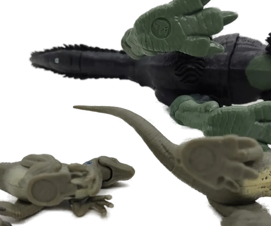 Jurassic World Dinosaurier Konvolut 3 Stück (1 Dominion Sound Slashin + 2  Raptoren) – Bild 3