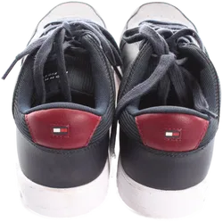 Tommy Hilfiger Sneaker Herren Gr. 41 – Schwarz – Leder – Weißer Absatz – Freizeit - Bild 3