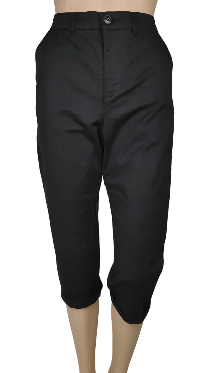 Asos Mädchen 3/4-Hose, schwarz - Gr. EU 32 - Bild 4