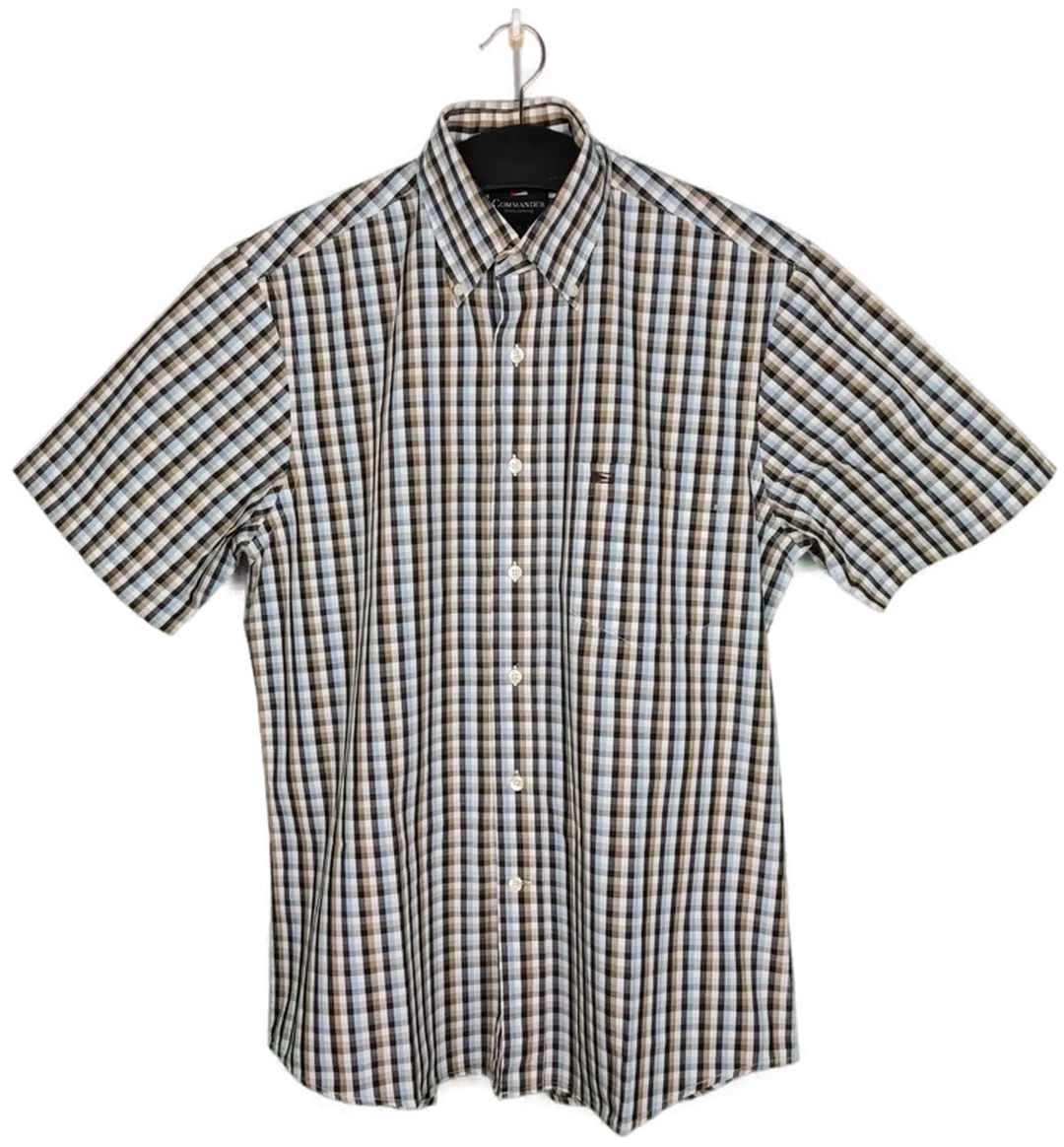 Commander Herren Hemd kariert - M/39/40 - Bild 1