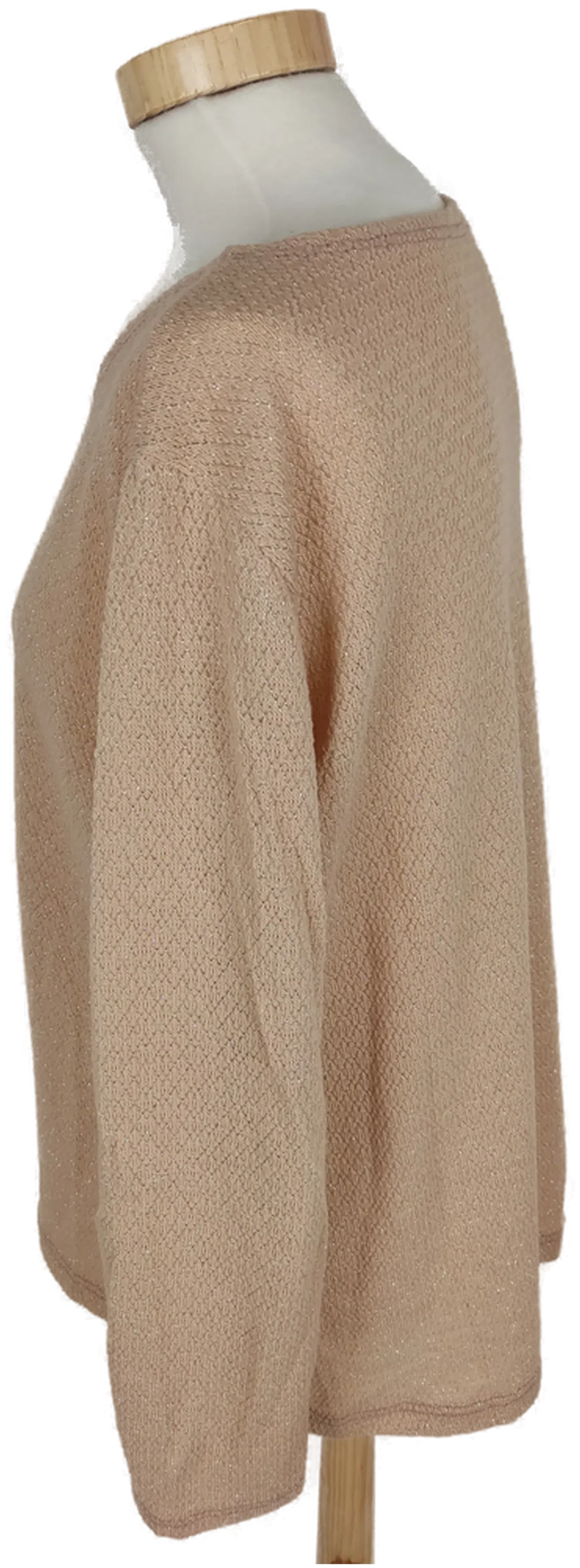 Pullover, langarm mit Rundhalsausschnitt, gestrickt, Größe M (geschätzt) – Bild 3