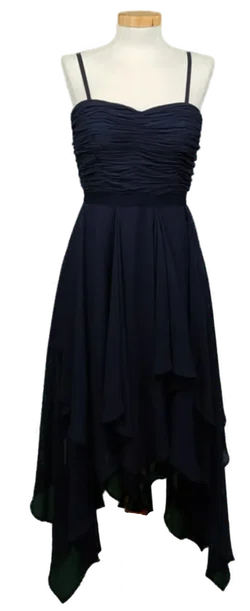 Jake*s Damen Midikleid dunkelblau Gr. S - Bild 1