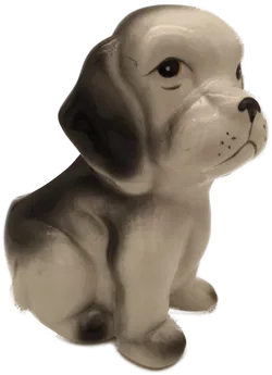 2 Übertöpfe, Pflanzentöpfe, Hund, Vintage - Bild 4