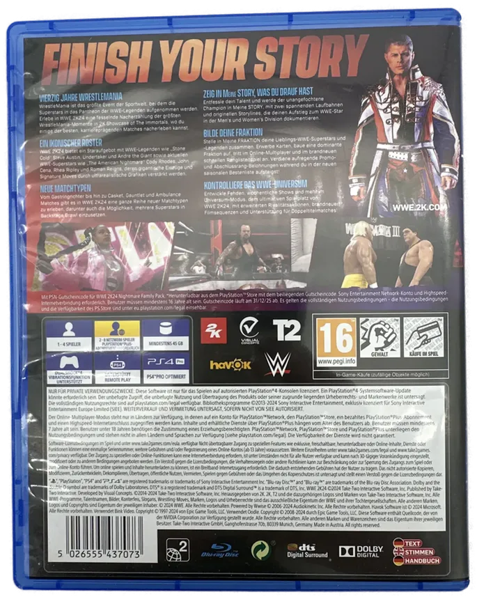 WWE 2K24 - PS4 Standard Edition  – Bild 2